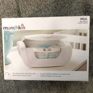 Brand New Munchkin warm mist baby wipes warmer